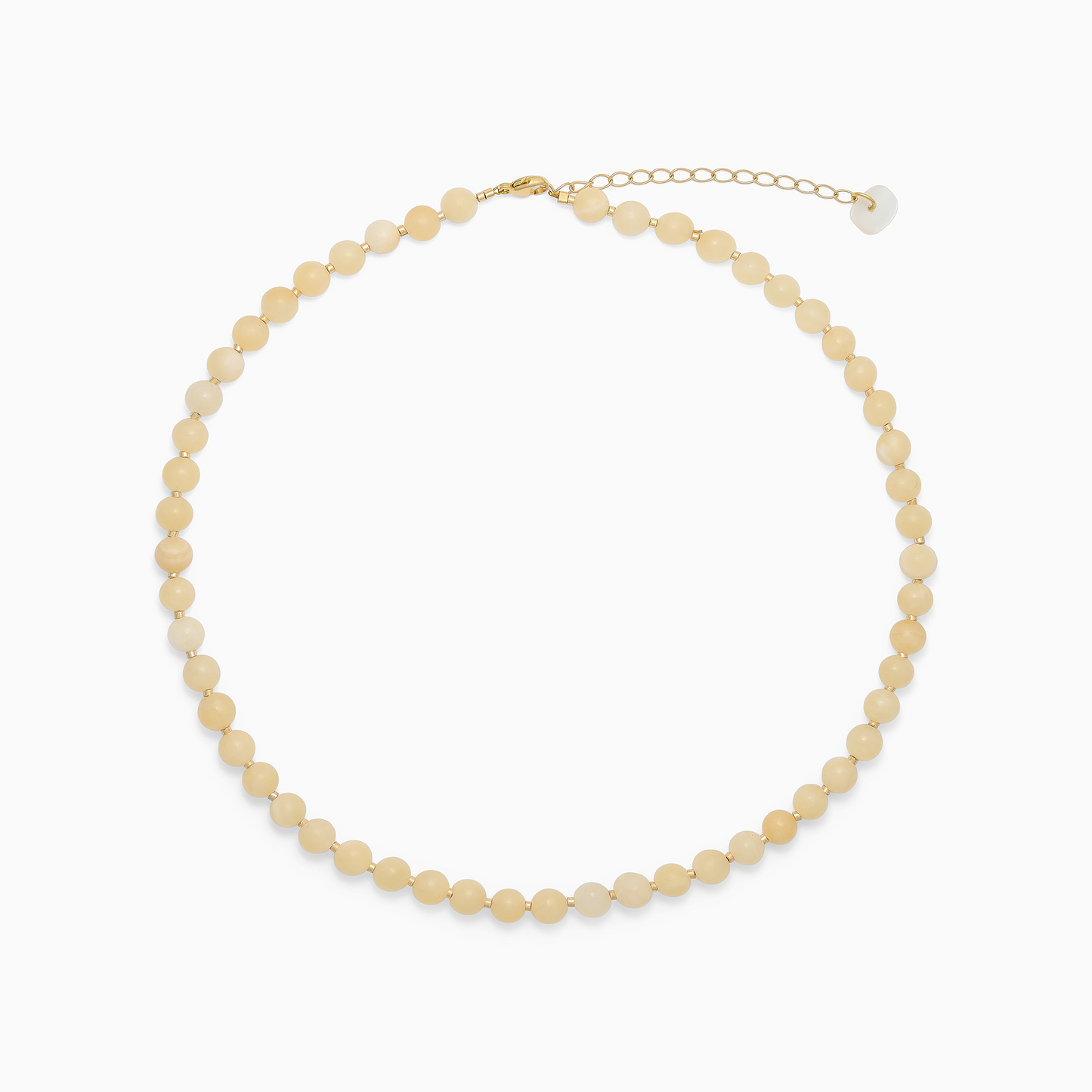 Yellow Jade | Crystal necklace